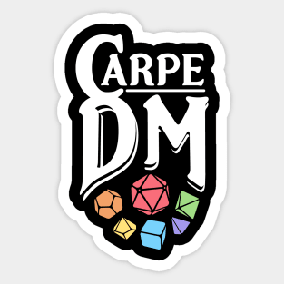 Carpe DM Rainbow Dice Sticker